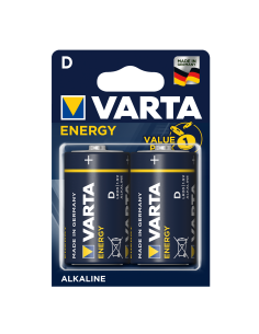 PILA ALCALINA LR20 1,5V ENERGY VARTA 2 PZ