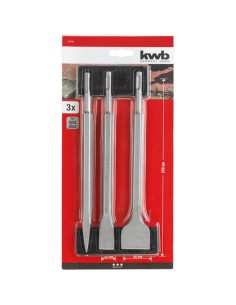 Set de cinceles SDS, 3 piezas