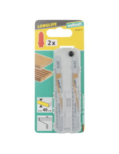 hojas de sierra de calar vástago en T - HSS - tarima para terrazas, madera contr