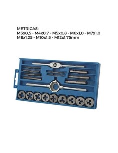 JUEGO DE TERRAJAS 20 PIEZAS