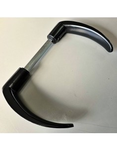 MANIVELA MA 100 ALUMINIO LACADO NEGRO JUEGO