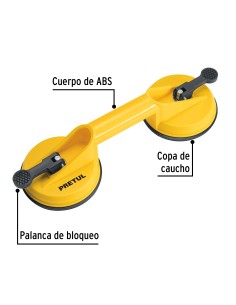 VENTOSA DOBLE PLASTICA 115MM