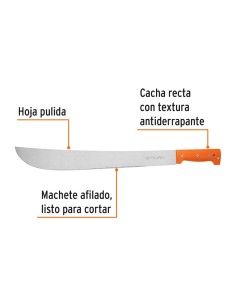 MACHETE 45CM EN BOLSA