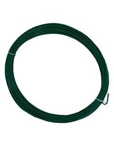 ALAMBRE PLASTIFICADO VERDE ROLLO 10 M,