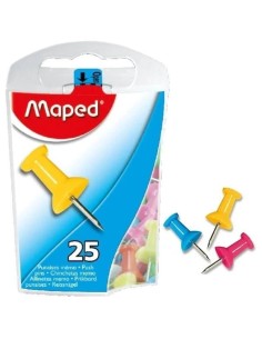 CAJA 25 CHINCHETAS MEMO COLORES