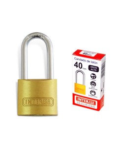 CANDADO LATON ARCO ALTO 40MM