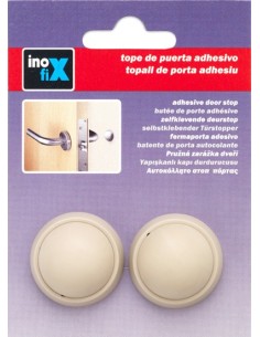 TOPE PUERTA ADHESIVO DE PARED BEIGE