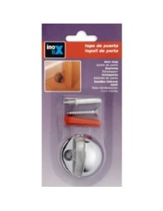 TOPE CON TORNILLO BLISTER 1PIEZA LATON CROMO MATE 3044 7 UNI