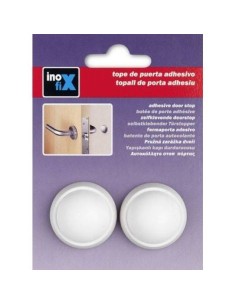 TOPE PUERTA ADHESIVO DE PARED BLANCO