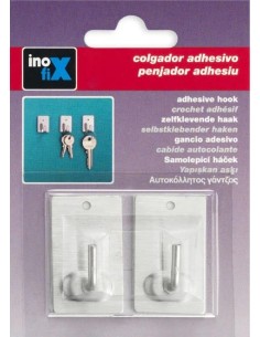 COLGADOR HOG 41 25 17MM ADH INO  AC. 2040 1+ 2 PZ INOFI