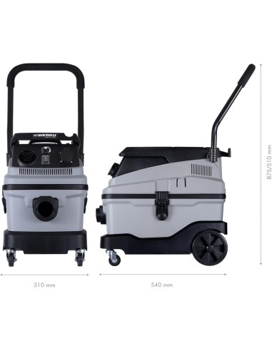 ASPIRADOR SECO-HUMEDO 30L 1600W   WERKU
