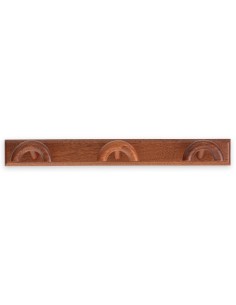 PERCHA MADERA SAPELY CON TORNILLO 1483-0