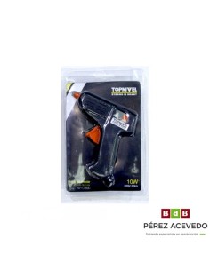 PISTOLA ENCOLAR TERMOFUSIBLE 10W CON GATILLO NIVEL