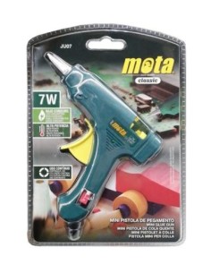 PISTOLA PEGAMENTO SILICONA 7W 7MM JU07 MOTA