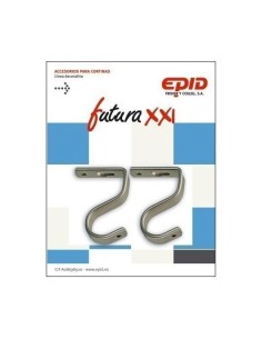 SOPORTE BARRA CORT 19MM TECHO MET NIQ FUTURA 21 EPID 2 PZ