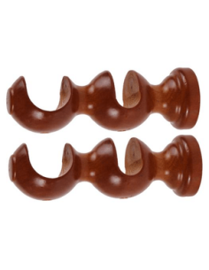 SOPORTE BARRA CORT 19MM DOBLE MAD NAT EPID