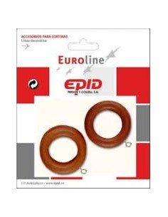 ANILLAS MADERA AVELLANA 18 MM, 10PIEZAS 0226600410