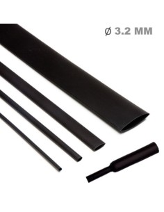 TUBO TERMORETRACTIL 3.2 NEGRO