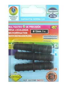 EMPALME GOTEO GOTEO 3 PZ 12MM