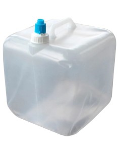 BIDON TRANSPARENTE PLEGABLE 15LT