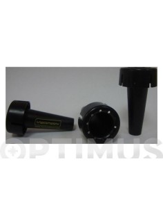 TRAMPA MOSCAS 3 UNID ADAPTABLE BOTELLAS PLASTICO COLOR NEGRO