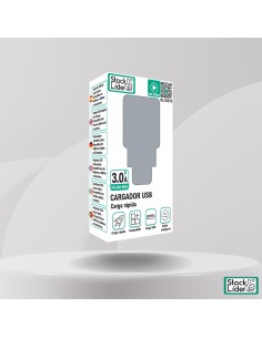 Cargador USB carga rápida 3.0A