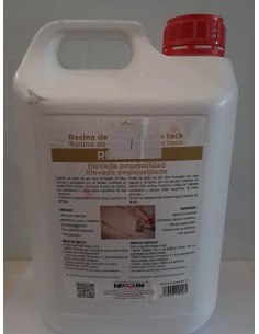 Resintac 5L puente de unión para morteros, hormigones y yesos