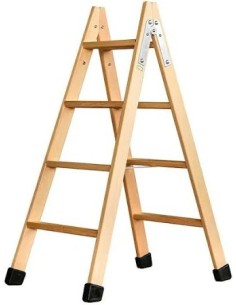 ESCALERA MADERA 4 PELD.PLANOS + CONTERAS