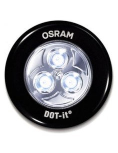 LUMINARIA 3 LED COLOR NEGROPRESIONA Y ENCIENDE DOT IT