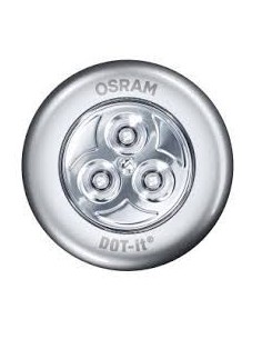 LUMINARIA 3 LED PLATA DOTIT