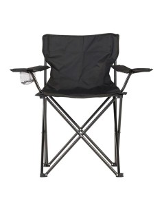 SILLA PLEGABLE CAMPING 80 83,5 51CM COLOR NEGRO