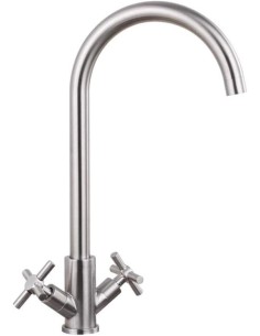 Grifo mezclador doble mano encimera   Dibagio