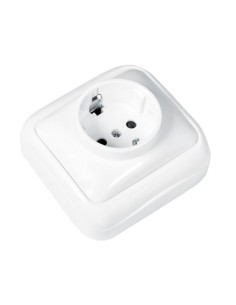 BASE SCHUKO T-TL SUPERFICIE "SERIE SPA"(BOLSA BLISTER)