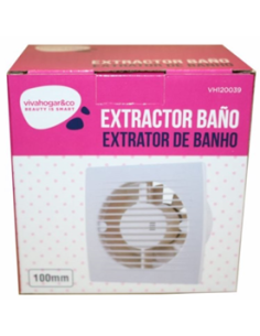 E TRACTOR BAÑO MURO TECHO 100MM 15W PLANO BL BATH100 VIVAHOG