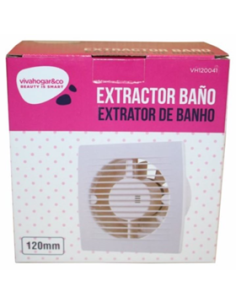 E TRACTOR BAÑO MURO TECHO 120MM 20W PLANO BL BATH120 VIVAHOG