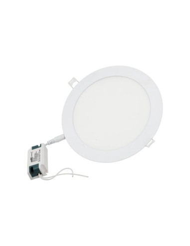 PLACA LED CIRCULAR EMPOTRAR 150MM BLANCO CALIDO 9W 700LM