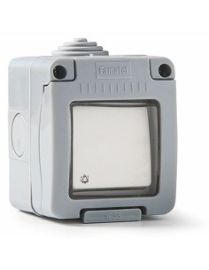 PULSADOR TIMBRE 10A 250V ESTANCO IP55 FAMATEL