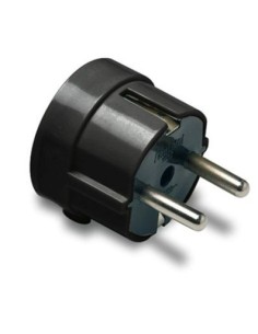 CLAVIJA 16A 250V S-LAT NEGRA FAMATEL