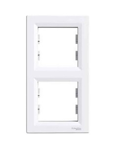 MARCO 2 ELEMENTOS BLANCO   SCHNEIDER