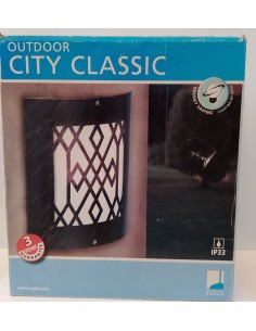 APLIQUE  MARRON O IDO,60 W,E 27-IP 33, BAJO CONSUMO,