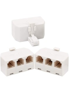 ADAPTADOR TELEFONO 1MACHO+3HEMBRA TY701