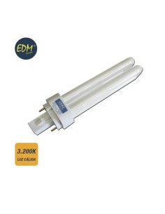 BOMBILLA BAJO CONSUMO G 24 D1 26W 3.200K LUZ CALIDA EDM