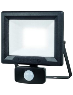 PROYECTOR LED ECONO IP65 NEGRO 2400LM 30W CON PIR 4000K EFLD30B40P-E5