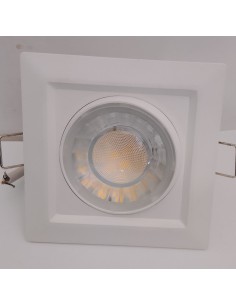 FOCO EMPOTRABLE 7W LUZ CALIDA 3000K 550 LUMEN