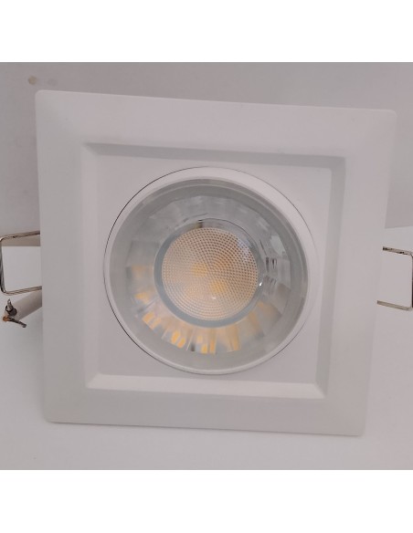 FOCO EMPOTRABLE 7W LUZ CALIDA 3000K 550 LUMEN