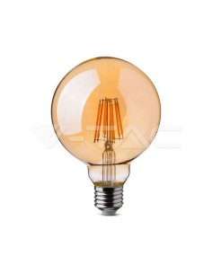 BOMBILLA LED E27 G125 8W V TAC 700LM BL MUY CALIDO