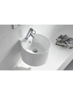 LAVABO CIRCULAR DE PORCELANA 400 420 250MM HAMBURG THE BATHCO