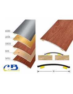 PLETINA METAL CERÁMICA 40MM 73CM SAPELI