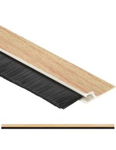 BURLETE ADHESIVO M 2ALUMINIO ROBLE 100CM