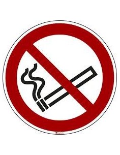 SEÑAL NO FUMAR REDONDA GRANDE